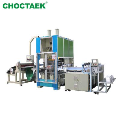 China food & High Speed ​​Beverage Factory Aluminum Foil Food Box Making Machine For Package for sale