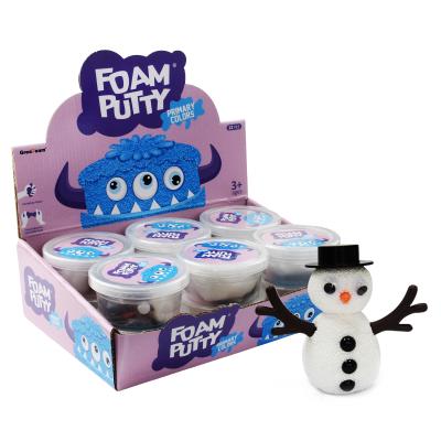 China For Creativity Children Toy Snow Man 20g Best Selling Air Dry Floam for sale