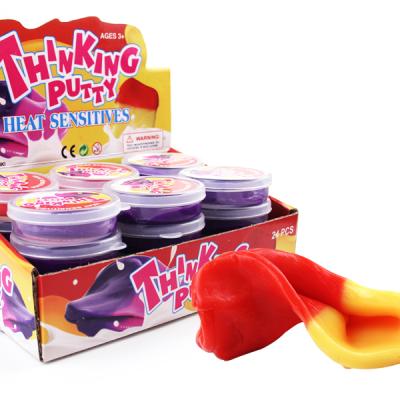 China Relieve Stress China Supplier 20g Good Color Bouncing Putty 6colors Changing Bounce Clay For Educational Toys for sale