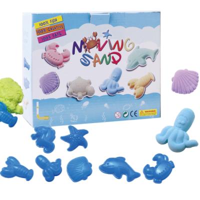 China Relieve Stress New Summer DIY Toy 1000g Outdoor Play Sand With Newest Animal Models Magic Sand for sale