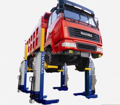 China Maxima Wireless Mobile Ml 4030W CE 4 Post Vehicle Lift , Truck Lift 30 Ton for sale