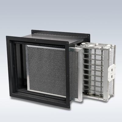 China Hotels Ventilation System Duct Mounted Syn With Cure Air Filter for sale