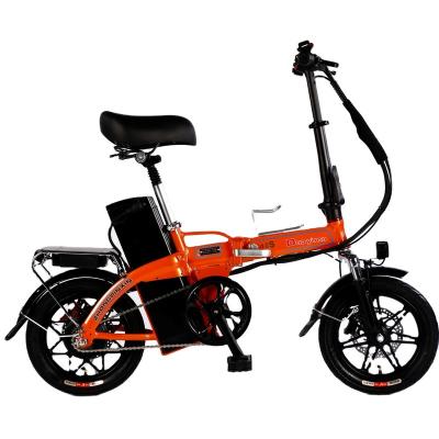 China Aluminum Alloy Aluminum Alloy 20 Inch Battery Portable Mountain City Foldable Electric Bicycle for sale