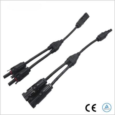 China Durable Solar Cable Connectors , Solar Panels Interconnecting MC4 Y Connector for sale