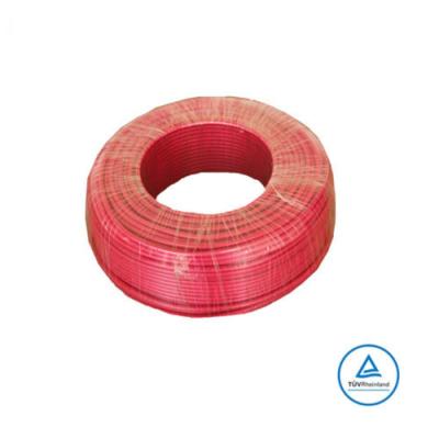 China Anti - Aging Solar Cable Wire , PVC Insulated Copper Core Solar Panel Cords for sale