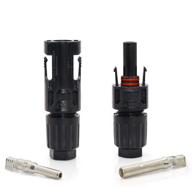 China Waterproof MC4 Solar Connector / PV Male And Female Connectors For Solar Panel Connection for sale