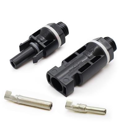 China MC4 Solar DC Connectors With Tin Plated Copper Contact TUV Certified for sale