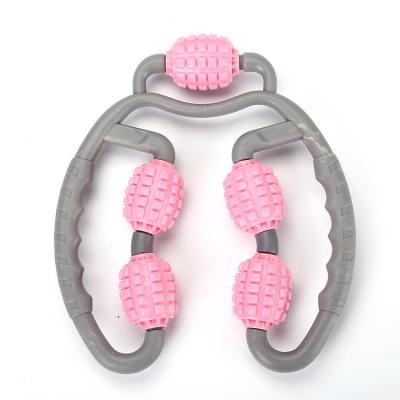 China New Leg Clip Ring Massager Durable Leg Clip Muscle Elimination Relaxer Handheld Yoga Roller Leg Ring for sale