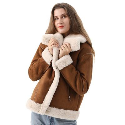 China Breathable Faux Fur Coat Women's Winter Faux Fur Jacket Shaggy Faux Fur Coat for sale