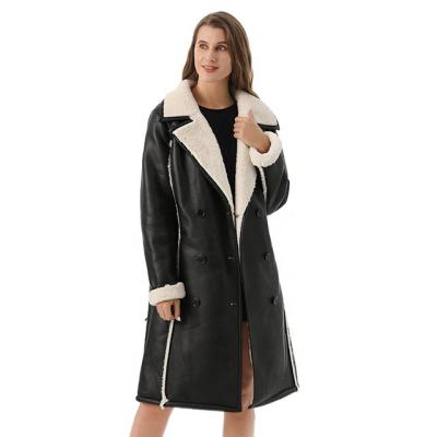 China Women's Winter Suede Breathable Thin Long Sleeve Cardigan Warm Coat Anorak Jacket Coats Faux Lambs Coat for sale