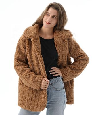 China Winter Breathable Coat For Women Faux Fur Faux Fur Jackets For Ladies Faux Fur Liner Jacket for sale