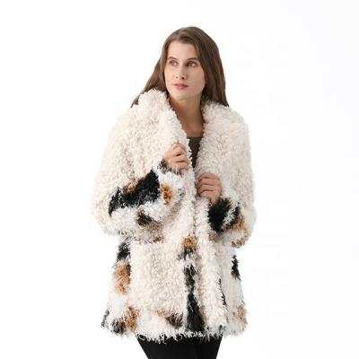 China Winter Breathable New Fashion Faux Rabbit Fur Jacket Women Warm Imitation Artificial Fur Coat for sale