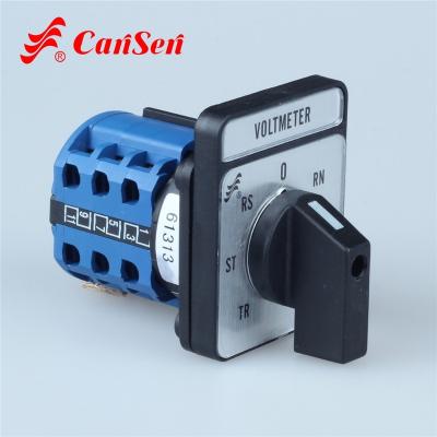 China Cansen VOLTMETER LW26-20 YH5/3 LW26-20 Three Phase Cam Switch VOLTMETER for sale