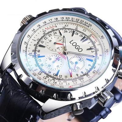 China Hot sale men's fashion business brand calendar chronograph waterproof automatic mechanical watch automatic date for men for sale