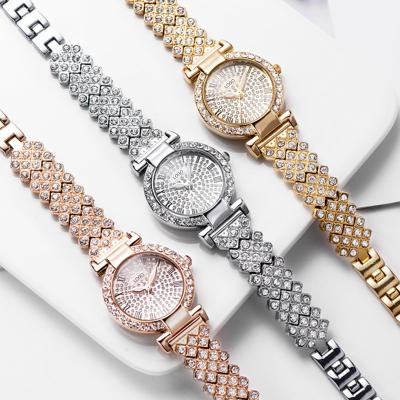 China Custom Auto Date New Ladies Watches Luxury All Brand Rhinestones Small Casual Waterproof Business Quartz Watch For Women for sale