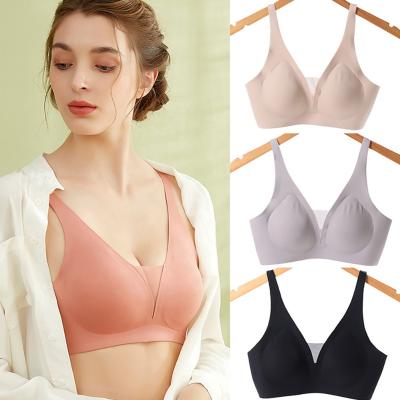 China 2021 Hot Selling Antibacterial Comfortable Seamless Push Up Sports Women Bra for sale