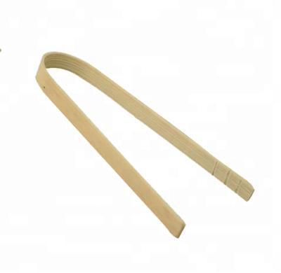 China Mini Viable Bamboo Food Tongs for sale