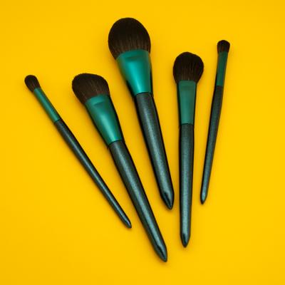 China Angular Blush New 10pcs Travel Makeup Brushes High Quality Makeup Brush Set for sale