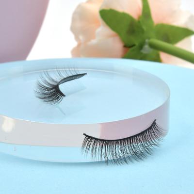 China Best Thick Faux Mink Silk Strip False Eyelashes 3D False Eye Lashes Wholesale for sale