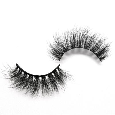 China High Quality Thick Mink Wholesale False 3d Mink Eyelashes Private Label Thin Strip Eyelashes for sale