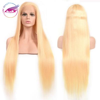 China Cheap Human Blonde Lace Band Wig 150% Density 150% Lace Wig 613 Lace Front Swiss Brazilian Wigs Pre Plucked Hairband For Black Women for sale