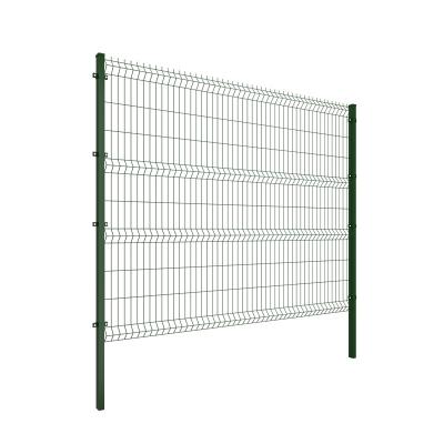 China welded wire mesh bending 3d fence panels, 3d cuved fence panel on sale à venda