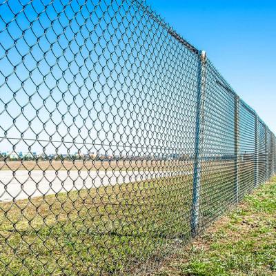 중국 Animal fence chain link fence panel cyclone chain wire mesh PVC coated/galvanized diamond fence 판매용