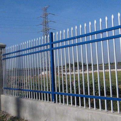 중국 Customizable Galvanized Steel Fence Panels Powder Coated Black Steel Wrought Iron Fence 판매용