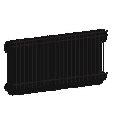 중국 square tube black aluminum fence with 25*25*1.2mm picket and spear top fence 판매용