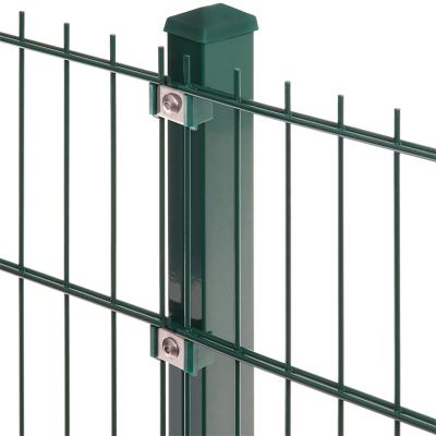 중국 2d twin wire galvanized double steel welded wire mesh fence 868 welded metal fence 판매용