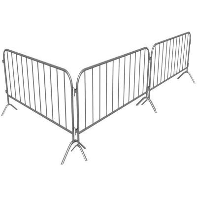 Chine crowd control barriers Galvanized stainless steel construction crowd control fencing à vendre