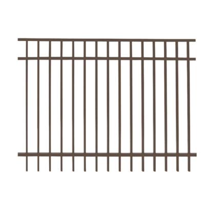 China new design low price high quality PVC painted galvanized steel palisade fence for sale