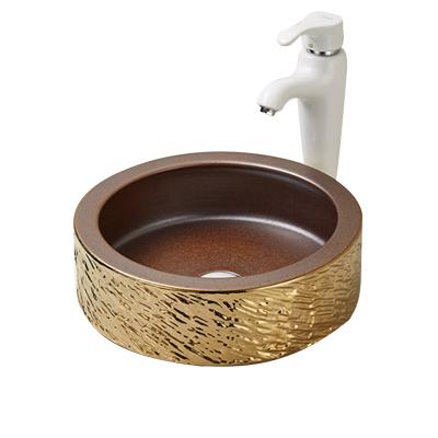 China Modern Ceramic Counter Top Sink Antique Round Wash Basin J006 for sale