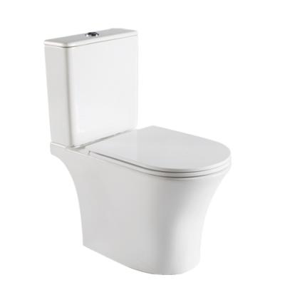 China Double-flush Household Bathrooms White Toilet Flush One Piece Toilet MJ-2801 for sale