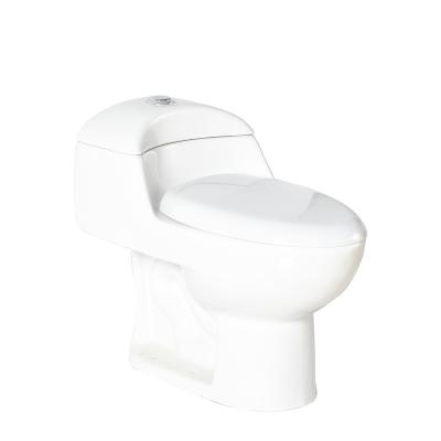 China Automatic Operation Modern New Design Bathroom Ceramic One Piece Toilet for sale