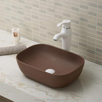 China Modern Sanitary Ware Wash Basin Bathroom Basin Ceramic Color Basin A426 for sale