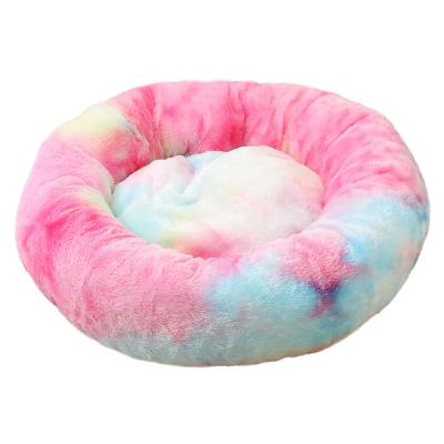 China 2021 hot sale new autumn and winter plush breathable around pet bed kennel pet supplies for sale