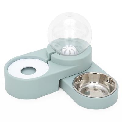 China New Design Sustainable Dog Food Feeder Automatic Pet Water Dispenser Pet Drinking Bowl for sale