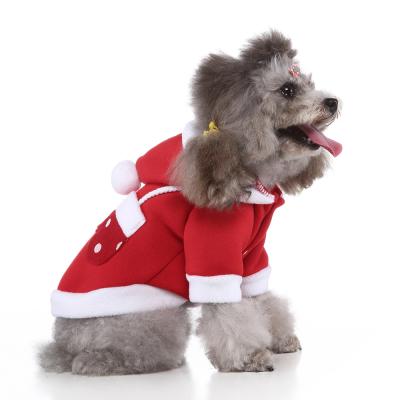 China Small Red Riding Hood Pet Clothes Christmas Viable Christmas Pet Supplies Cats and Chases Hooded Clothes for sale