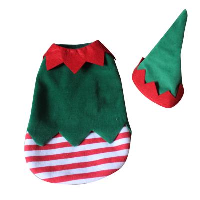 China New Viable Small And Medium Dog Costume Autumn And Winter Season Dog Christmas Clown Pet Clothes Costume for sale