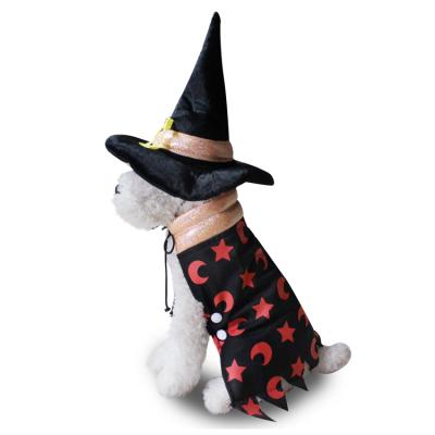 China Viable Funny Dog Halloween Hat Coat Costume Cat And Dog Holiday Costume Pet Clothes for sale