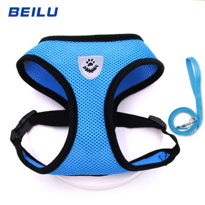 China Chest Strap Chest Strap DETACHED Pet Supplies Back Fashion Hot Sale Summer Chest Strap Breathable Mesh Service Dog Vest For Dogs Harnesses Luxury for sale