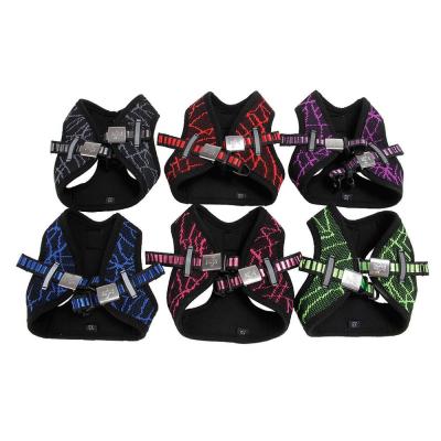 China Dogs Pet Products Dog Soft Mesh Pet Vest Pet Reflective Harness And Leash Set for sale