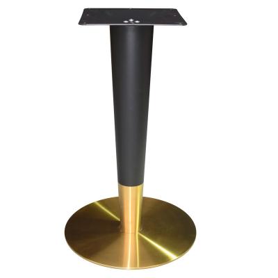 China Easy Installation Table Base Legs Gold Stainless Steel  Round Table Base Stand Office Bar Tulip Table Base for sale