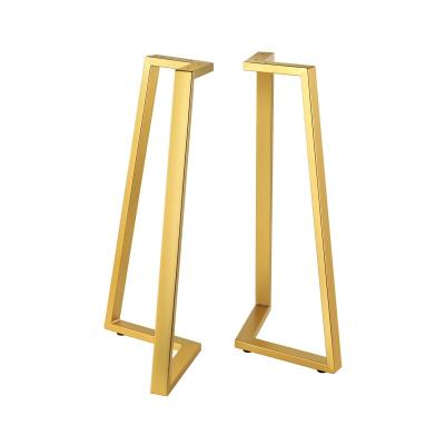 China Easy Installation Online Wholesale Gold Table Base Stand Office Bar Table Legs Wrought Cast Iron Metal Table Legs for sale