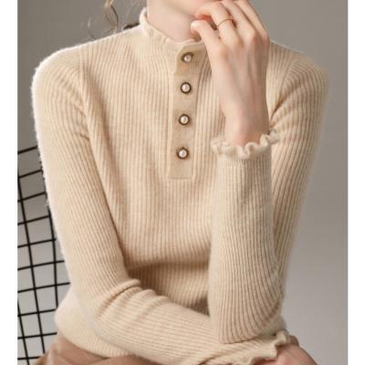 China OEM Women's Factory Long Sleeve Winter Ladies Soft Thick Cashmere Wool Warm Thick High Quality Sweater for sale