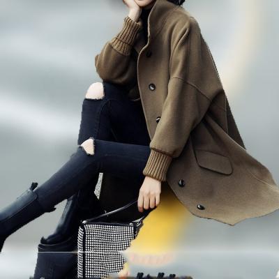 China Sustainable Wool Coat Ladies Cashmere Coats Long High Quality Women Clothing Simple Quantity Winter for sale