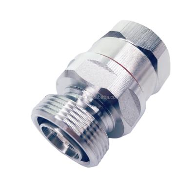 China 50 Ohm RF Connector Straight 7/16 Female DIN JACK 7/8 Cable Connector for sale