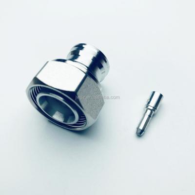 China 50 Ohm 4.3/10 Male Straight Solder Type For 1/2 Superflexible Cable Connector for sale