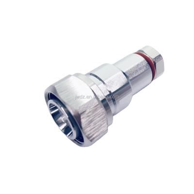 China 50 Ohm Low Loss 4.3-10 Male Connector For 1/4 Coaxial Cable for sale